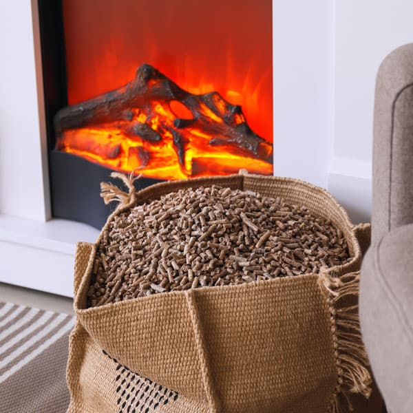 Pellets de madeira para estufas e caldeiras en Noia